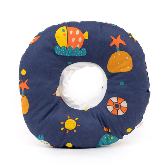 2 pcs Underwater World Soft Pet Recovery Collar - Comfortable Anti-Lick Cone for Cats & Dogs Size S