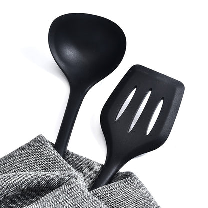 Grey 10-Piece Premium Silicone Kitchen Utensil Set - Heat Resistant, Non-Stick Cookware