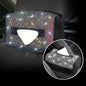 Colored Diamond Bling Rhinestone Car Tissue Box Holder - Applies to Visor & Seat Back