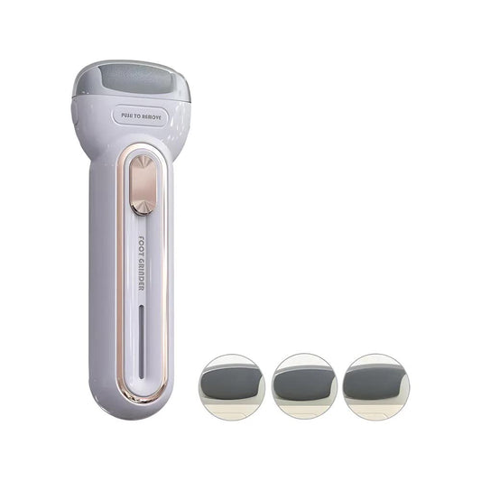 Light Purple Electric Foot Grinder with USB Charging - Dual-Speed Callus Remover for Smooth, Exfoliated Feet
