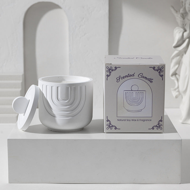 (Osmanthus)Scented Candle - Soy Wax Candle in Ceramic Pot