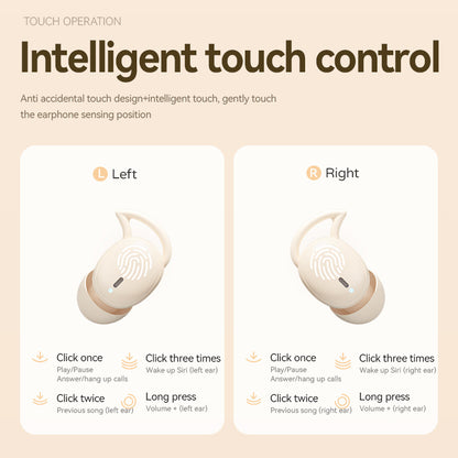Skin Color Sleep Earphones - Ultra-Comfortable Mini In-Ear Headphones