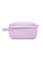 Purple 2-pcs Corduroy Pencil Case - Large Capacity Storage Bag