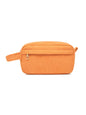 Orange 2-pcs Corduroy Pencil Case - Large Capacity Storage Bag