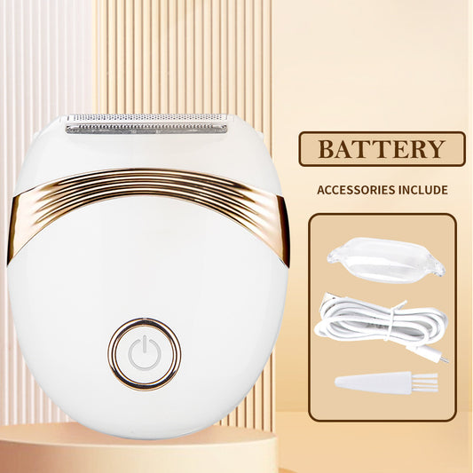 Rechargeable Women's Electric Razor - Mini Size, Perfect for Travel