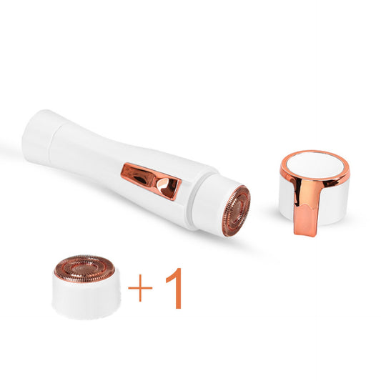 Rose Gold Electric Shaver for Women - Painless Hair Remover with USB Charging