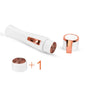 Rose Gold Electric Shaver for Women - Painless Hair Remover with USB Charging