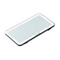 Black Single button Car Sun Visor Makeup Mirror with LED Light - Tri-Color, Touch Control