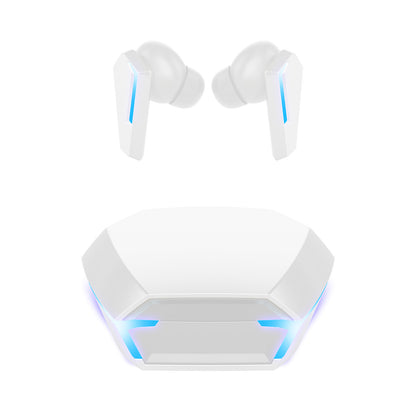 White Wireless Gaming Earbuds - Bluetooth 5.2, Low Delay, 3D Stereo
