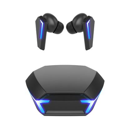 Black Wireless Gaming Earbuds - Bluetooth 5.2, Low Delay, 3D Stereo