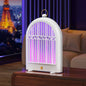 White (Plug-in) USB Mosquito Killer Lamp - Electric Bug Zapper, Wall-Mounted/Standing, Silent