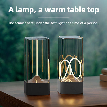 White Portable Magnetic Table Lamp with Bendable LED - USB-C Rechargeable