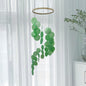 Green Bohemian Seashell Wind Chime - Dream Catcher Hanging Decor for Home
