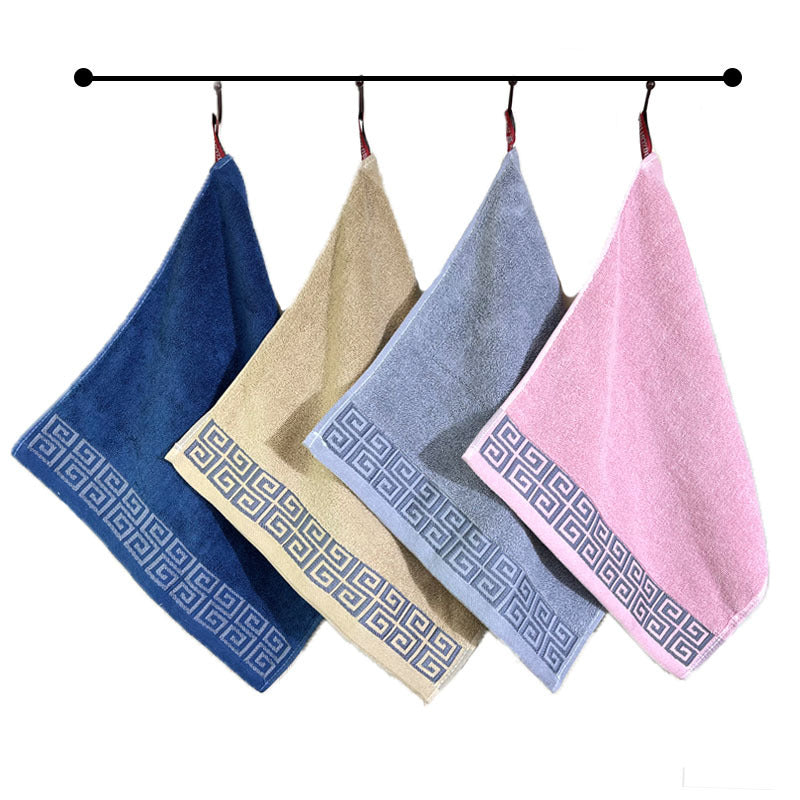 Grey Luxury Cotton Towel Set - 6-Piece Highly Absorbent Bath & Hand Towels