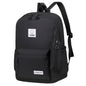 Black Large Capacity Travel Backpack for Girls - Waterproof School Bag with Detachable Pencil Case