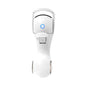 White Heated Eyelash Curler - 3 Temperature Settings, Long-Lasting Curl, Mini Electric Lash Curler