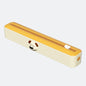 2 Pcs Beige And Yellow Bidirectional Cling Film Cutter - Reusable Wrap Dispenser for Cling Film, Foil, and Parchment, 36x7x5cm (Cling Film Not Included)