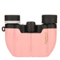 Pink 10x22 Compact Binoculars for Adults - High Definition Lightweight Telescope for Hiking, Travel, and Concerts