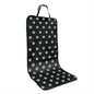 4 Pcs Black with Paw Waterproof Pet Car Seat Cover - Scratch-Resistant Oxford Cloth  for Dogs and Cats (106 x 49 cm)