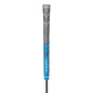 2 Pcs Blue MCC PLUS4 Midsize Golf Grip - Rubber and Cotton Thread Hybrid, 265 mm, 72g, Core 60