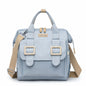 Blue Multifunctional Insulated Lunch Bag for Women - Waterproof, Lightweight, and Stylish for Picnics and Outings