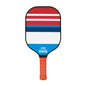 Style 1 Colorful Geometric Patterns Fiberglass Pickleball Paddle - Lightweight 220g with Anti-Slip TPU Grip for Outdoor Sports