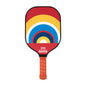 Style 3 Colorful Geometric Patterns Fiberglass Pickleball Paddle - Lightweight 220g with Anti-Slip TPU Grip for Outdoor Sports