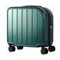 Dark Green Compact 18-Inch Carry-On Suitcase | Lightweight ABS Hardside Spinner Luggage