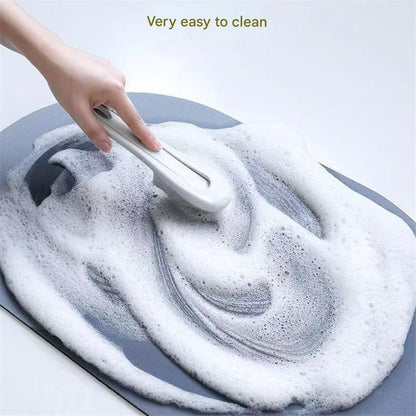 Style 3 Purple,White And Black Absorbent Diatomaceous Earth Pet Feeding Mat - Non-Slip & Quick Dry Placemat (50x80cm)