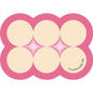 Style 4 Pink And Beige Absorbent Diatomaceous Earth Pet Feeding Mat - Non-Slip & Quick Dry Placemat (50x80cm)