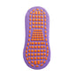 Ten Pairs Of Purple Kids Non-Slip Trampoline Socks  for Playground Early Education and Yoga Unisex Anti-Skid Floor Socks for 1-5 Years