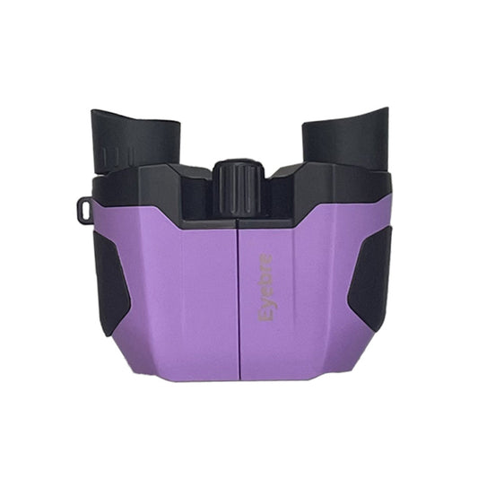 Purple (matte finish) 10x22 Kids Binoculars - Multi-Color Compact High-Definition Telescope for Outdoor Adventures & Concerts