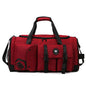 Red Capacity Travel Duffel Bag - Unisex - Multi-Color - 56x29x27cm