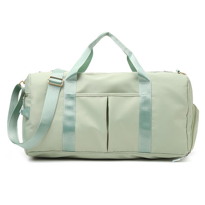 Green Dry Wet Separation Gym Bag - Women's Large Capacity - Training & Travel