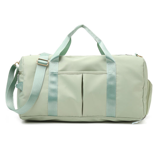 Green Dry Wet Separation Gym Bag - Women's Large Capacity - Training & Travel
