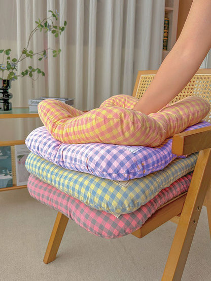 XS Orange All-Season Pet Bed - Soft Washable Dog & Cat Mat with Comfortable Cushion - Warm Winter Padding for Small to Large Pets