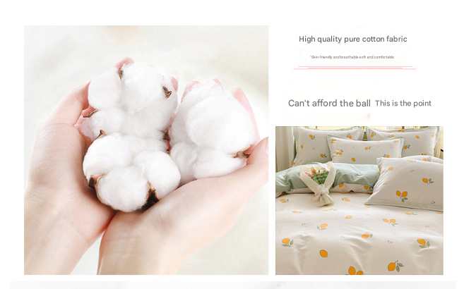 Rabbit 100% Cotton Pillowcase Set (Pack of 2) - Breathable Standard Size 48x74cm Pure Cotton Pillow Covers