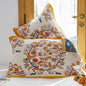 Single Beige Fontainebleau Pillow Towel Premium Cotton Gauze Pillow Towel Pair - Simple Nordic Style (52x75cm)