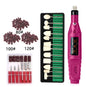 Regular Set With Wool Grinding Needle + Sanding Ring Portable Electric Nail Drill Kit - USB Manicure Pedicure Polishing & Shaping Tool Set