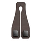 Coffee Heavy Duty Car Headrest Hooks (Set of 4 Units) - PU Leather Seat Back Organizer Hangers