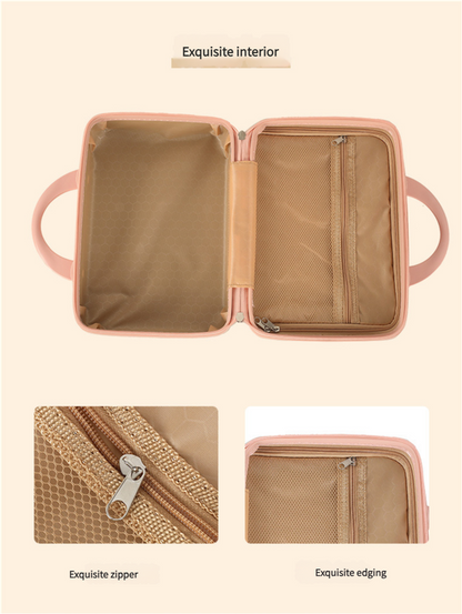 Personalized stylish and lightweight Off-white mini suitcase for short trips
