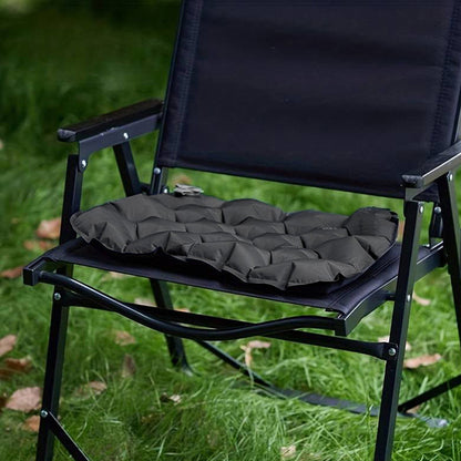 Inflatable Seat Cushion - Portable 40x30x5cm Camping Pad in Green