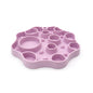 Silicone Dog Slow Feeder and Licking Mat - 2 in 1 Puzzle Bowl for Dog Slow Feeding(Light purple)