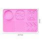 Pet Slow Feeder Lick Mat with Suction Cups - Anti-Anxiety Dog Feeding Mat(Pink)