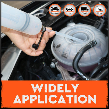 500cc Fluid Extraction & Fill Pump Syringe - Durable Manual Pump for Automotive & Marine Fluids
