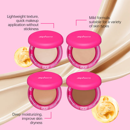 Moisturizing Balm Foundation - Lightweight Texture, Long-Lasting Natural Coverage(Ivory color)
