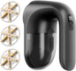 Electric Lint Remover - Rechargeable 2000mAh Fabric Shaver with LED Display(black)