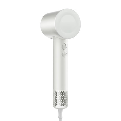 High-Speed Ionic Hair Dryer - 110,000 RPM Motor, 70m/s Airflow, Low Noise(white)