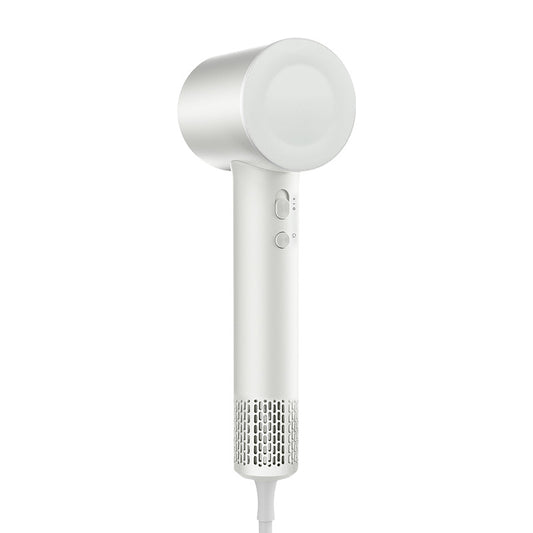 High-Speed Ionic Hair Dryer - 110,000 RPM Motor, 70m/s Airflow, Low Noise(white)