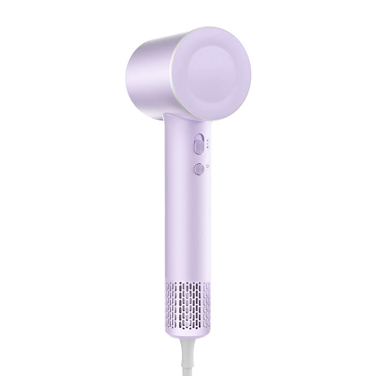 High-Speed Ionic Hair Dryer - 110,000 RPM Motor, 70m/s Airflow, Low Noise(Light purple)